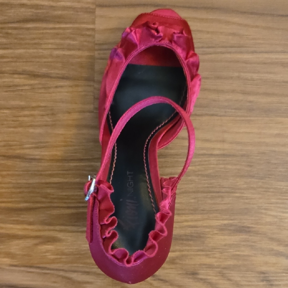 Pink Peep Toe Heels - Picture 16 of 16